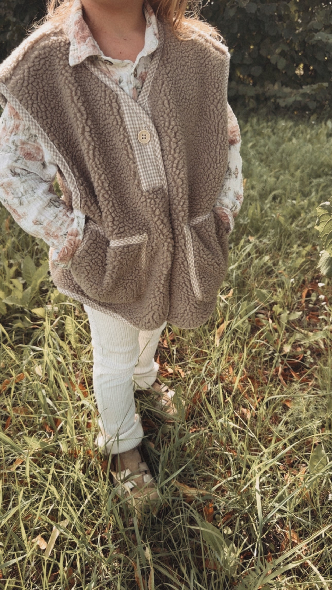 Kinderweste Nordic Sheepy Baumwollfleece