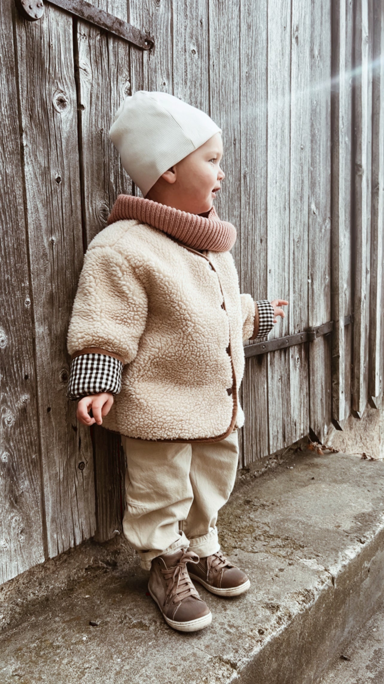Kinderwinterjacke Nordic Teddy