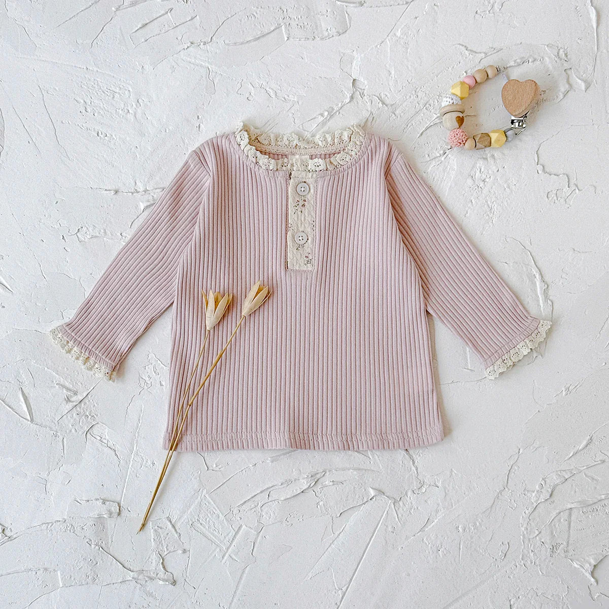 Langarmshirt für Mädchen „Floral Magic“