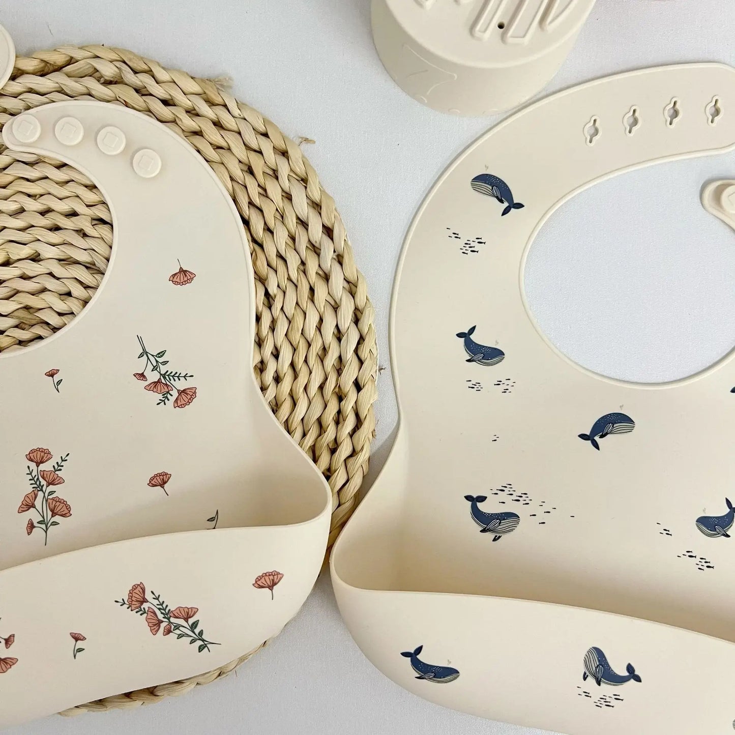 Baby-Silikonlätzchen „Clean-Comfort“ | Lebensmittelecht | Auffangschale | Soft-Silikon