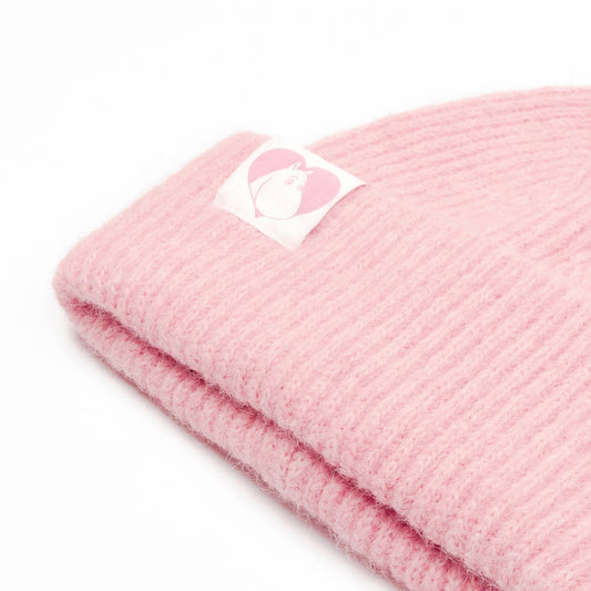 Moomin Strickmütze | Soft-Touch Wollmix | Einheitsgröße | Rosa